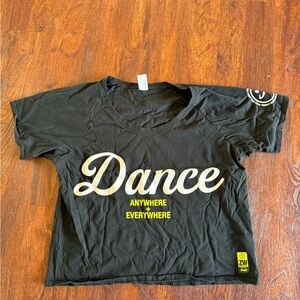 Zumba Fitness Black Dance T-Shirt (Lg)